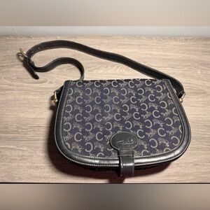 Vintage Celine C Sulky shoulder bag